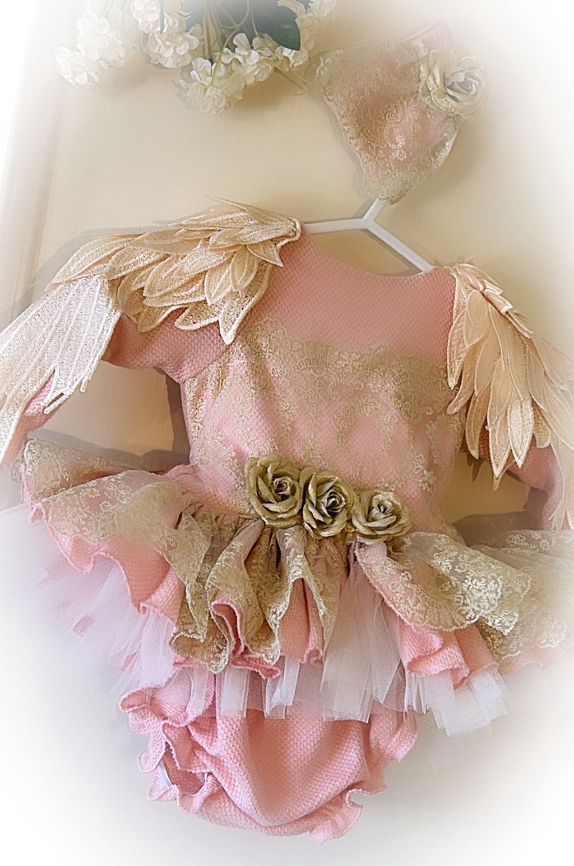 Pink Shoulder Dress